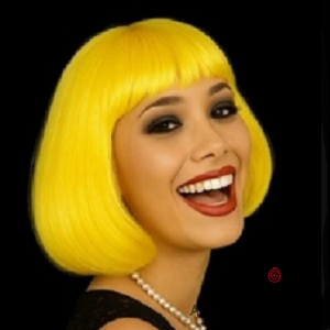 PELUCA CARRE AMARILLA X 1